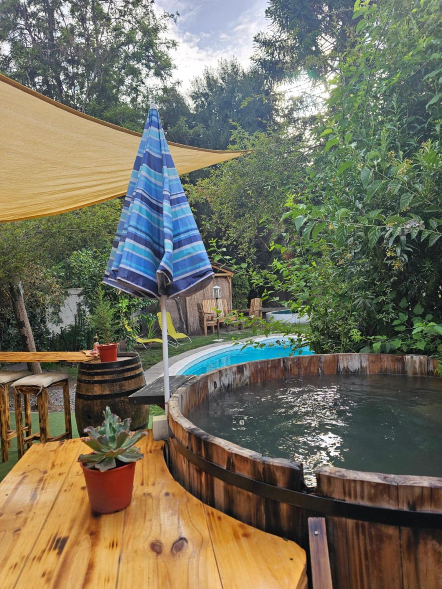 La Araucaria Cabana Con Tinaja San Felipe Esterno foto